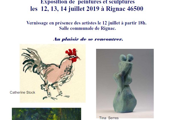 <b>Eclairs d'Art à Rignac</b><br>les 12,13,14juillet 2019